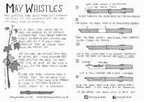 May Whistle - how to make leaflet