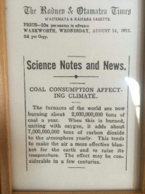 1912 | Science Notes and News.  COAL CONSUMPTION AFFECTING CLIMATE