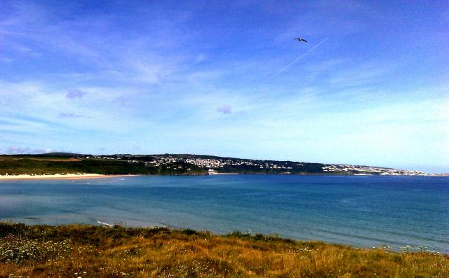 Blue Sky Across to St Ives and Carbis Bay