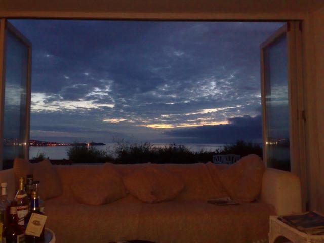 Evening View from the Living Room